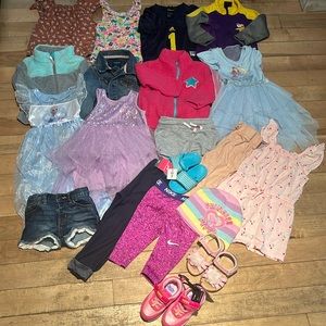 20 pc Bundle of 2T Toddler Girl Clothes